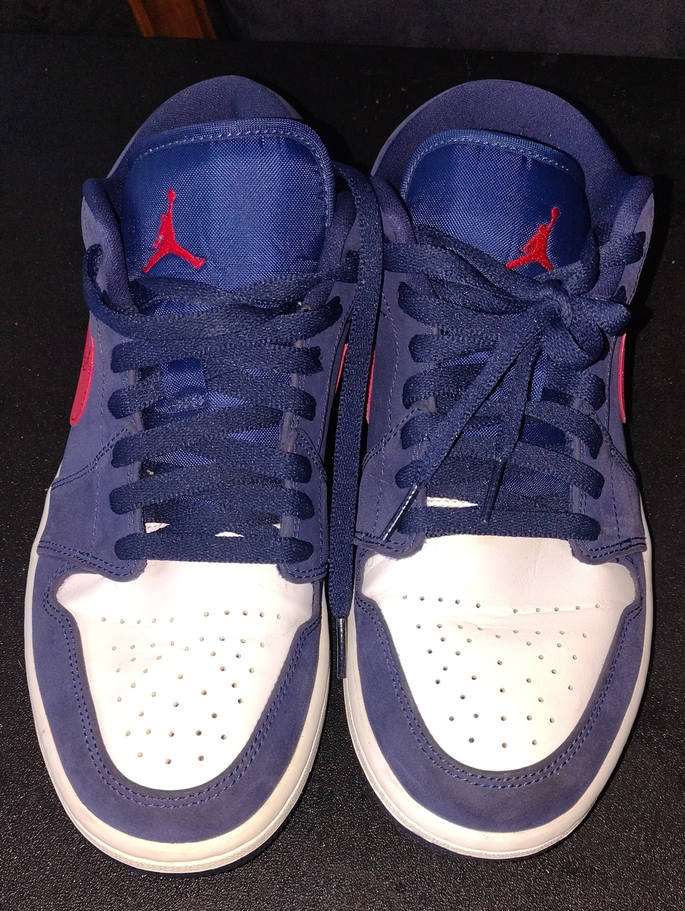 Jordan Air Jordan 1 Low SE 'USA' Low Sneakers Blue & White US 9